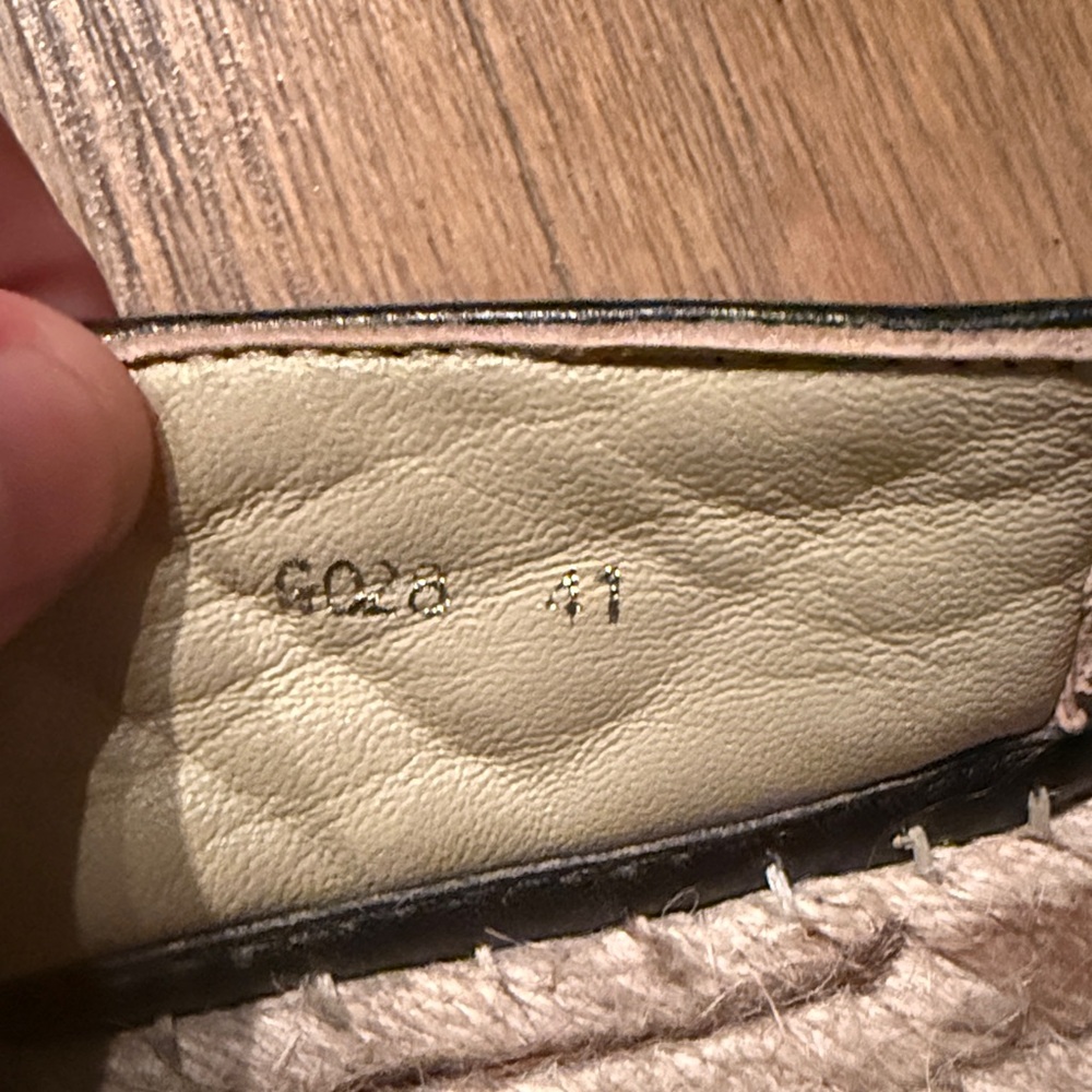 Authentic Gucci Espadrille Flats U.S. size 10 (Euro 41) - Picture 3 of 6